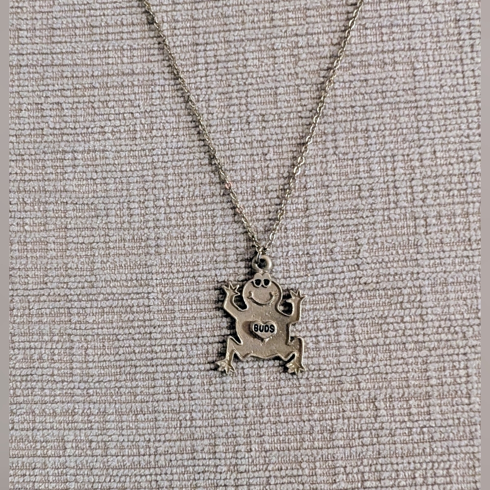 Frog "Buds" Pendant Necklace